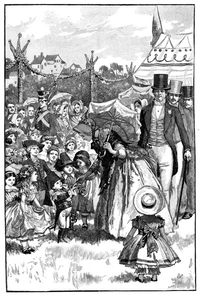 Queen Victoria and Prince Albert at a Fete, Coburg, Germany by Unbekannt
