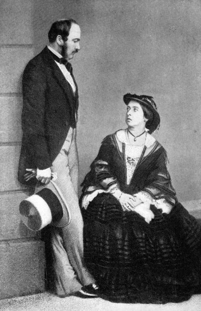 Queen Victoria and the Prince Consort, 1860 by Unbekannt
