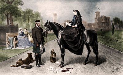 Queen Victoria at Osborne House, 1865 1906 by Unbekannt