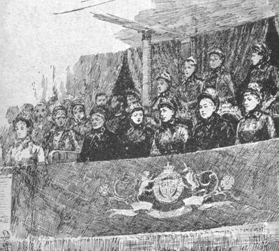 Queen Victoria at the Performance of Mors et Vita at the Albert Hall, 1886-1901 by Unbekannt