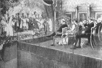 Queen Victoria hearing Lohengrin at Windsor Castle on her Eightieth Birthday by Unbekannt