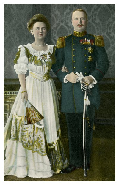 Queen Wilhelmina and Prince Henry of the Netherlands, c1900s-c1910s by Unbekannt