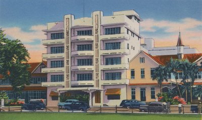 Queens Park Hotel, Port of Spain, Trinidad, B.W.I., c1940s by Unbekannt
