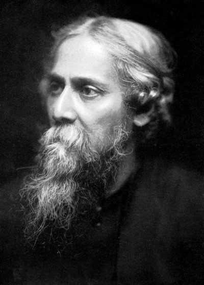 Rabindranath Tagore, Indian philosopher and poet by Unbekannt