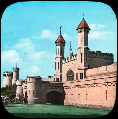 Railway station, Lahore, India by Unbekannt