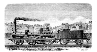 Railway Steam Locomotive Designed by Thomas Russell Crampton by Unbekannt