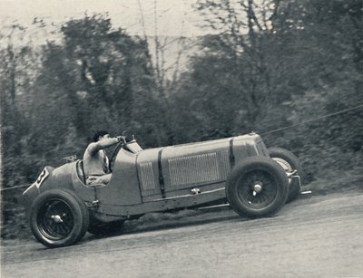 Raymond Mays E.R.A. breaking the record, the Shelsey Walsh Hill Climb by Unbekannt