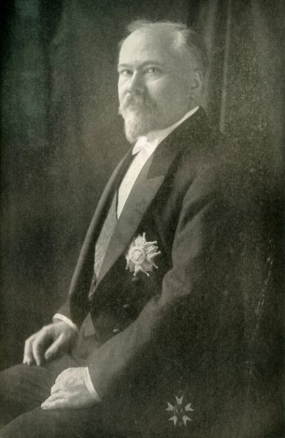 Raymond Poincaré, President of France by Unbekannt