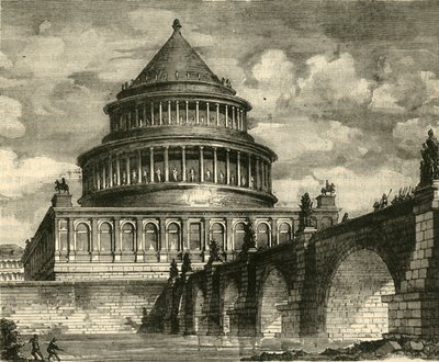 Re-Construction of the Mausoleum of Hadrian, Now the Castle of Saint Angelo, 1890 by Unbekannt