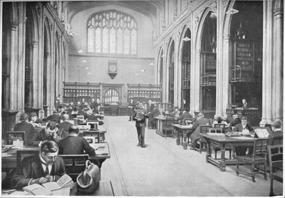 Reading room, Guildhall Library, City of London by Unbekannt