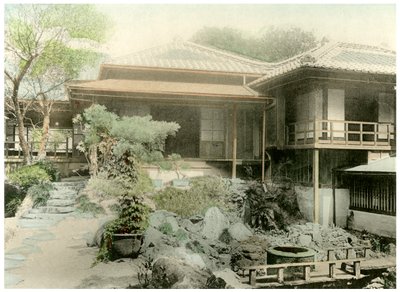 Rear corner of a Japanese house, 1904 by Unbekannt