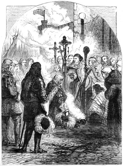 Reception of James II in Dublin, c1689 by Unbekannt