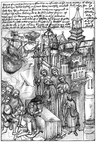 Reception of Richard de Beauchamp, Earl of Warwick, 15th century, 1893 by Unbekannt