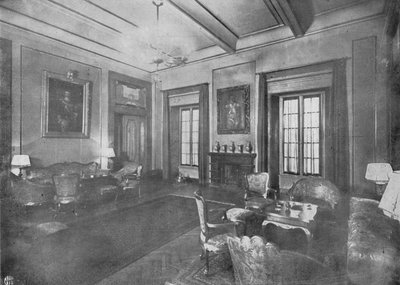 Reception Room for the Visit of King Victor Emmanuel III and Queen Elena of Italy to Cairo by Unbekannt