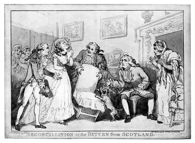 Reconciliation or the Return from Scotland by Unbekannt