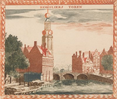 Reguliers Toren, in: Tooneel Der Voornaamste Nederlands Huizen, En Lust Hoven, Naar T Lev by Unbekannt