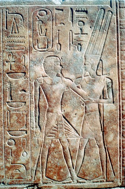 Relief of Queen Hatshepsut in Male Dress, Temple of Amun, Karnak, Egypt by Unbekannt