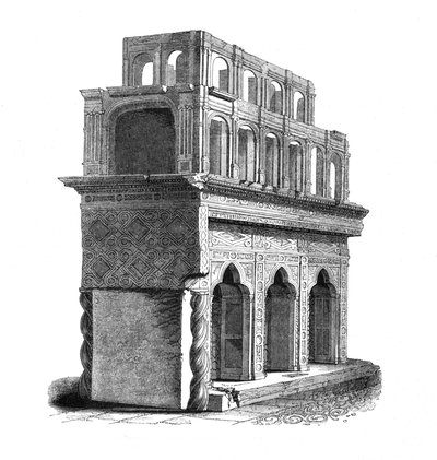 Remains of the Shrine of Edward the Confessor, Westminster Abbey, 1845 by Unbekannt