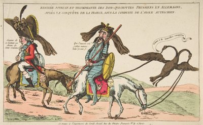Joyful and Triumphant Return of the Prussian Don Quixotes to Germany, after the Conquest by Unbekannt