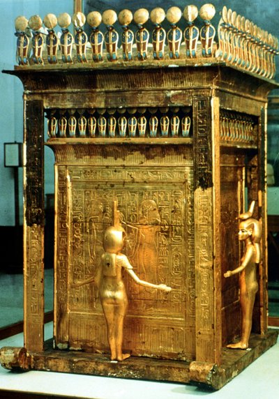 Replica Canopic Chest from the Tomb of Tutankhamun, Egypt by Unbekannt