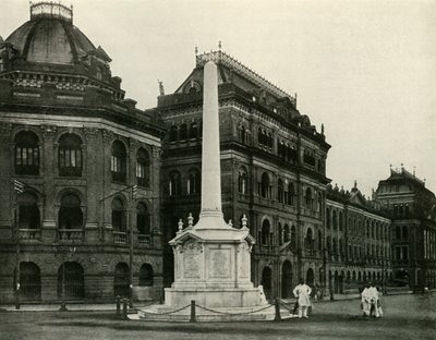 Replica of the Holwell Monument Erected by Lord Curzon by Unbekannt