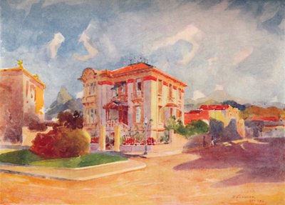 Residence of H.E. Dr. Pedro de Toledo, ex-Minister of Agriculture, Avenida Beira Mar, 1914 by Unbekannt