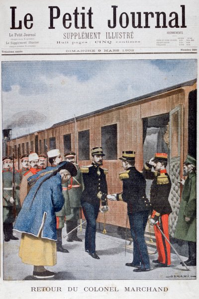 Return of Colonel Marchand to China, 1902 by Unbekannt