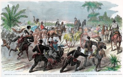 Return of a Foraging Party to Baton Rouge, Louisiana, American Civil War by Unbekannt