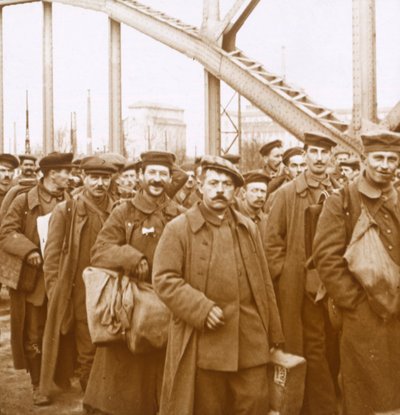 Return of soldiers from Alsace-Lorraine by Unbekannt