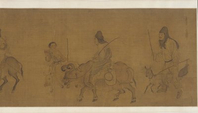 Returning Home after Harvest, Possibly Ming Dynasty by Unbekannt