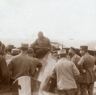 Returning from a mission, c1914-c1918 by Unbekannt