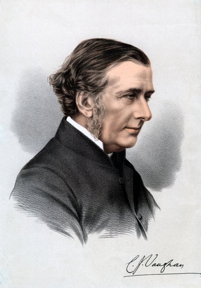 Reverend Charles John Vaughan, Harrow Headmaster and Dean of Llandaff by Unbekannt