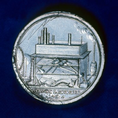 Reverse of Commemorative Medal for Joseph Priestley, English Chemist, 1803 by Unbekannt