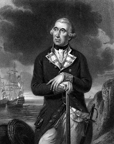 Richard Kempenfelt, English Naval Officer of Swedish Descent by Unbekannt