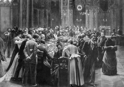 Nothing Goes Anymore, the Gambling Rooms at Monte Carlo, Monaco, 1890 by Unbekannt