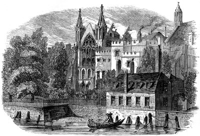 River Front of the Old House of Peers House of Lords, London by Unbekannt