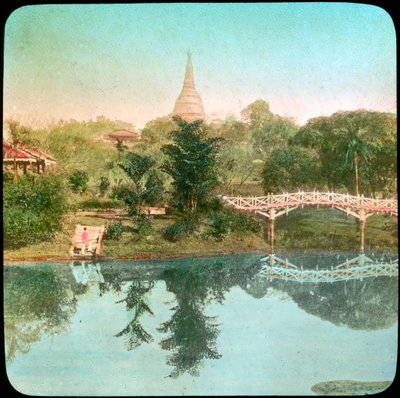 River Scene, India, late 19th or early 20th century by Unbekannt