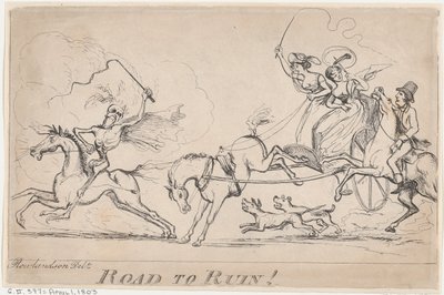 Road to Ruin!, April 1, 1803 by Unbekannt