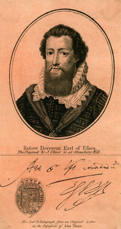 Robert Devereux, 2nd Earl of Essex by Unbekannt