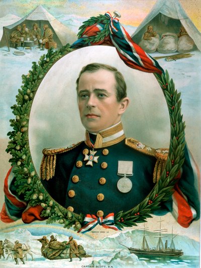 Robert Falcon Scott, British Antarctic Explorer, 1914 by Unbekannt