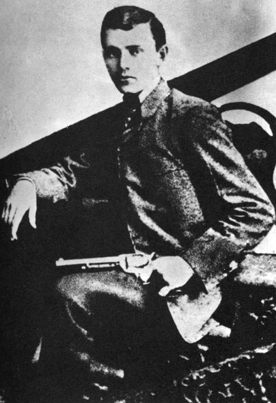 Robert Ford, the killer of the outlaw Jesse James, c1880s by Unbekannt