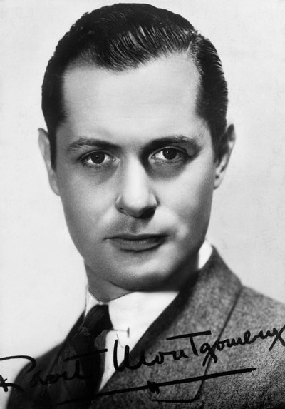 Robert Montgomery, American Actor and Director, Signed Photograph by Unbekannt