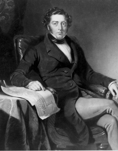 Robert Stephenson, English mechanical and structural engineer by Unbekannt