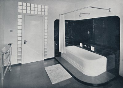 Robin Byng - Bathroom in Grosvenor Square, London, Showing Insulight Glass Blocks Made by Pilk by Unbekannt