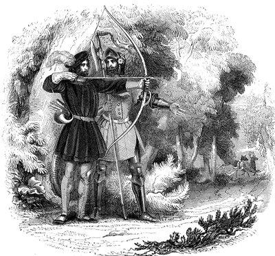 Robin Hood, Legendary English Folk Hero and Outlaw and Champion of the Poor by Unbekannt
