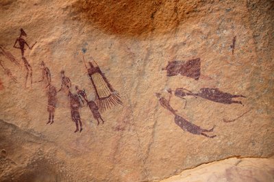 Rock Art, Prehistory: Rock Painting of Characters and 