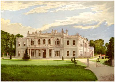 Rolleston Hall, Staffordshire, Home of Baronet Mosley, c1880 by Unbekannt