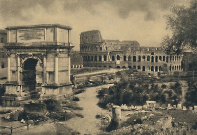 Rome - Arch of Titus - The Colosseum by Unbekannt