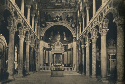 Basilica of St. Agnes outside the walls on the Street Nomentana, Rome, 1910 by Unbekannt