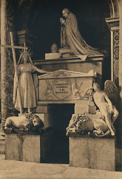 Roma - Basilica of St. Peter - Tomb of Clement XIII, by Canova by Unbekannt